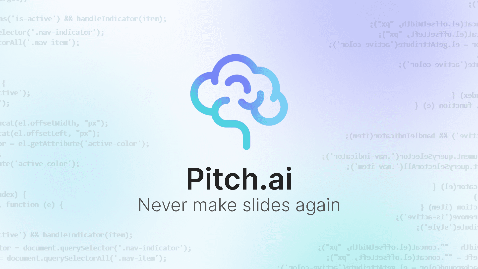 Pitch.ai - Intelligent speech-to-slides